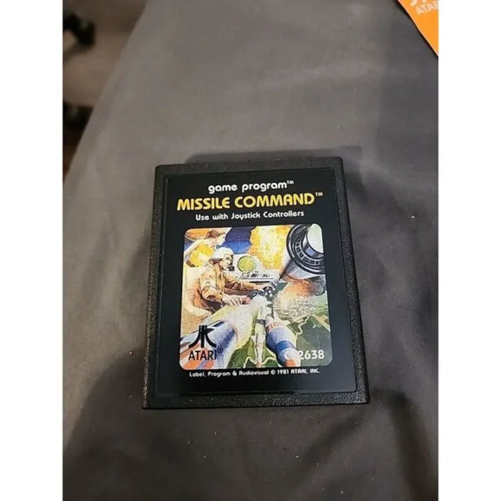 Missile‎ Command Atari 2600 1981 With Manual